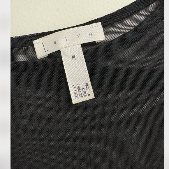 Leith Sheer Mesh Top - Picture 2 of 2